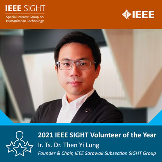 2021 Volunteer of the year featured image.