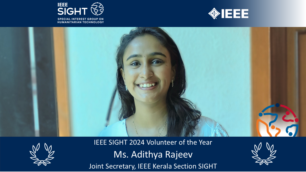 Featured image of Congratulations to the 2024 IEEE SIGHT Volunteer of the Year!