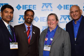 Sampath Veeraraghavan with MTSS SIGHT volunteers.