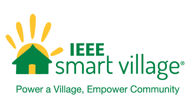 IEEE Smart Village logo. IEEE Smart Village logo.